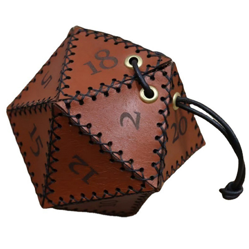 Leren D20 dobbelstenen tas, ve - Gaming Accessories Gift Ideas recensie en prijs