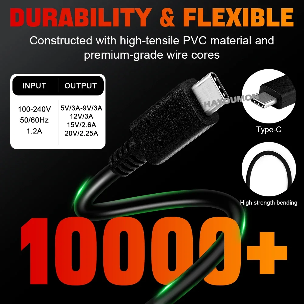 45W AC-adapter snellader met E - Gaming Accessories Uk recensie en prijs