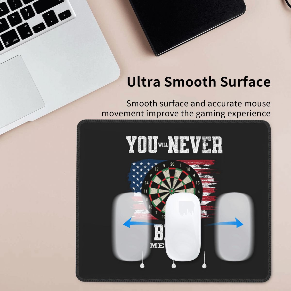 Multi-size muismat Dartbord Pi - Gaming Accessories Target recensie en prijs